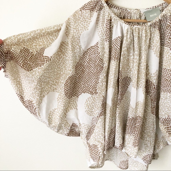 Anthropologie Maeve Coeurs Heart Cotton Blouse - Picture 2 of 11